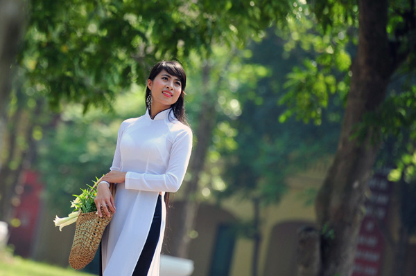 1.67 m high, good-looking appearance, Thao says, there is the beauty contest Hanoi Tourism.
