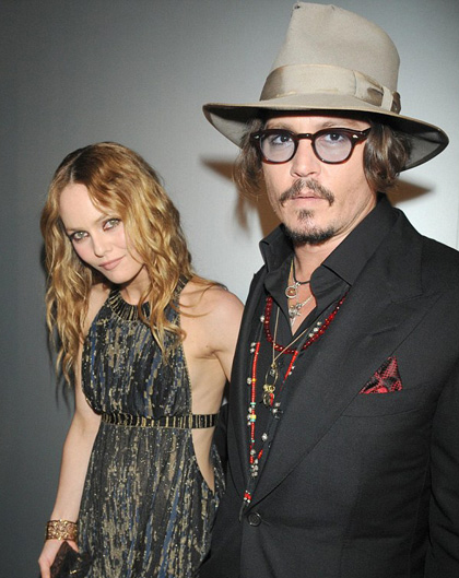 Johnny Depp and Vanessa Paradis former lover had not appeared together since a few months.